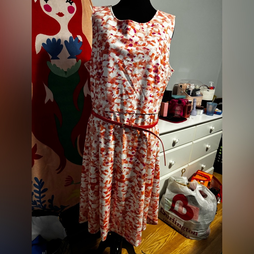 Brand new sleeveless, belted dress from 212 collection